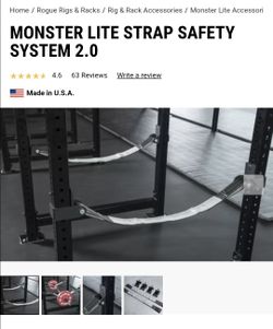 Rogue Monster Lite Safety straps