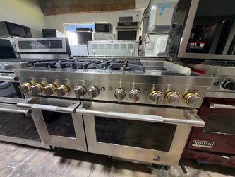 48” JENN AIR GAS RANGE STAINLESS STEEL