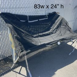 Black Convertible Sun Top