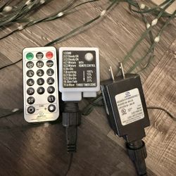 Outdoor 380 LED 33ft waterproof lights -  Remote control - 11 modes (warm and multicolored)