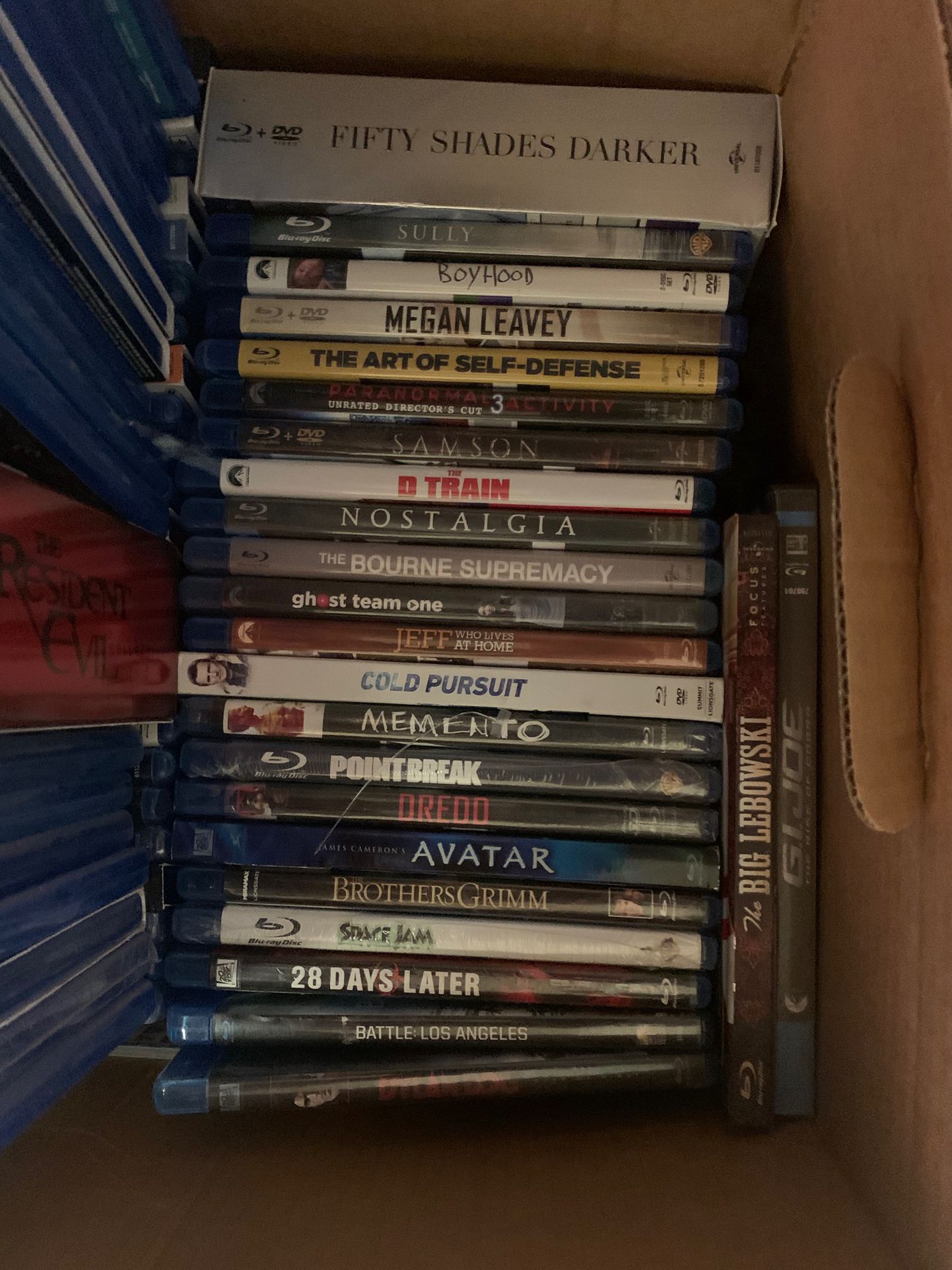 About 100 Blu-ray Disks