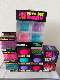 Needoh Cool Cats, Funky Pups, Nice Ice Cubes, Fuzz balls & nice ice baby pack