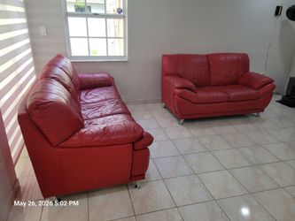 Free sofa and loveseat