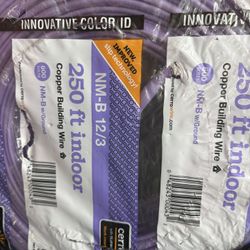 12/3 250ft Romex Electric Copper Wire New Roll