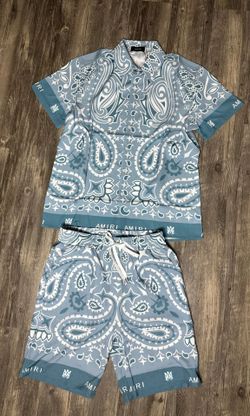Amiri Bandana Shorts Set