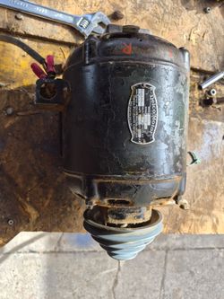 Delco Motors Single Phase Electric Motor