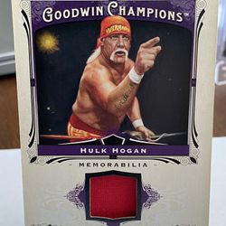 Hulk Hogan 2013 UPPER DECK Goodwin Champions Memorabilia #M-HH WWF WWE HOF