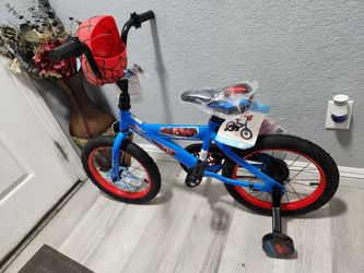 Huffy Bike spider man Kids 16 new Ready to ride good condition