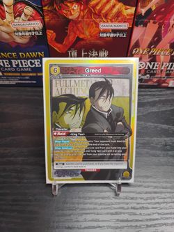 Full metal alchemist cards (Greed)