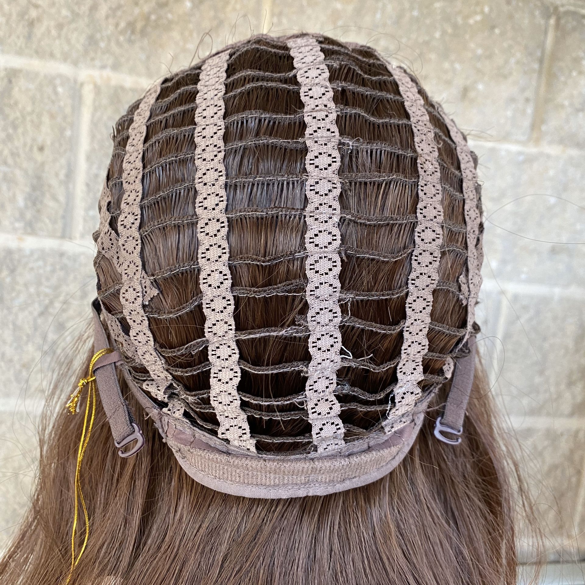 Brown Highlight Wavy Glueless Synthetic Wig
