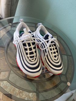 Nike Air Max 97 White Navy Red Sneakers
