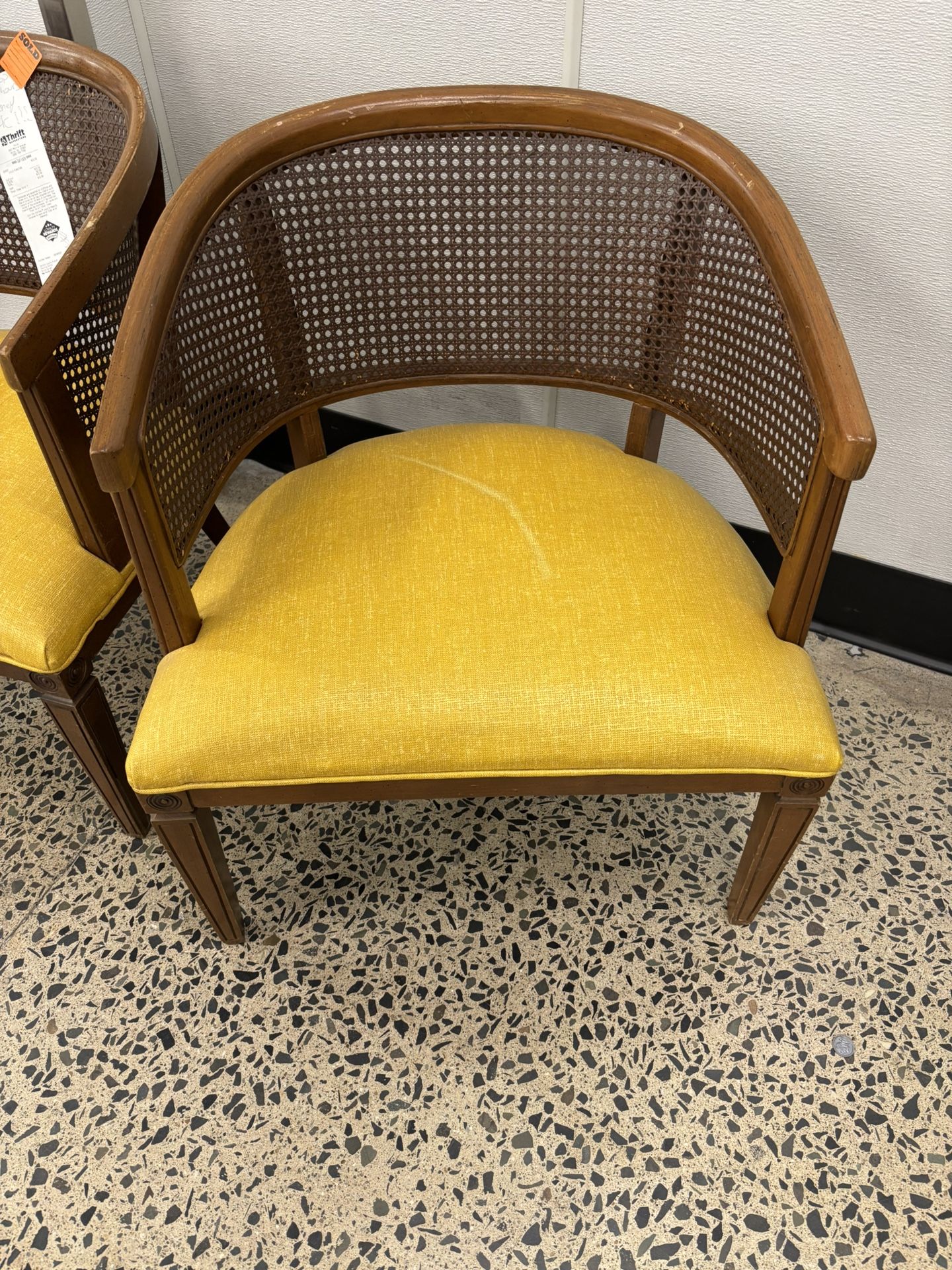 Caned Back Chairs