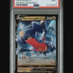 2022 Pokemon SWSH Garchomp V Astral Radiance PSA 9 