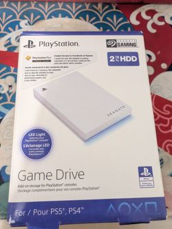 Seagate Game Drive for PS5 2TB External USB 3.0 Portable Hard Drive