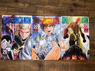 One Punch Man Manga Volumes 20,22,23