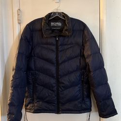 Michael Kors Men’s Navy Blue Puffer Jacket Sz Small 