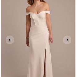 Wedding dress and shoes promotion