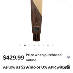 BIG EASY WATER SKI-for The Beginner Or Pros That Do Tricks.wide Thick Lightweight.all Hookups Are There
