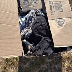 FREE 1 Box Of Clothes  Left Mixed 