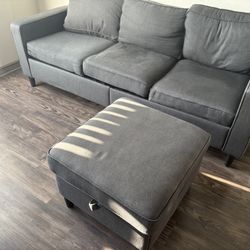 Couch With Ottoman 