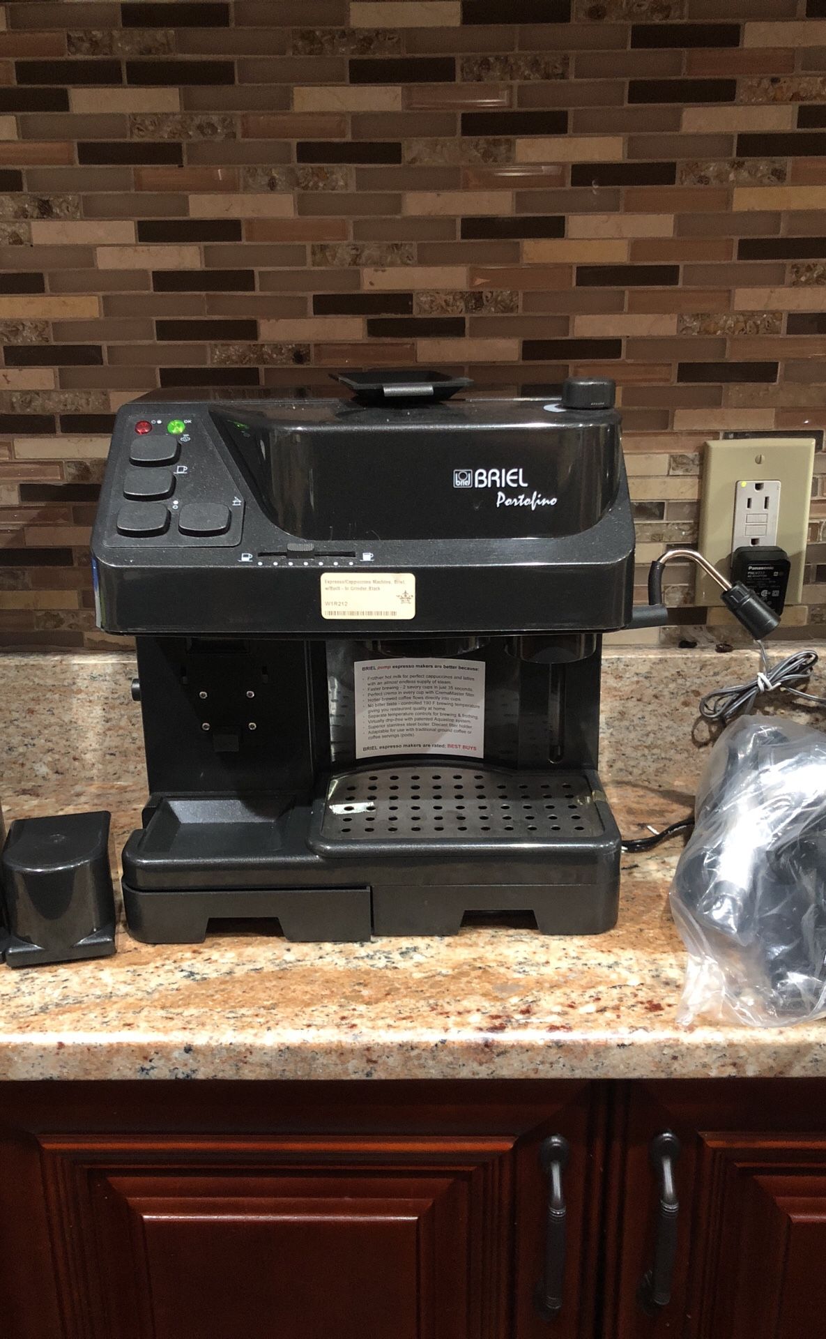 Briel Portofino Espresso Coffee maker and grinder