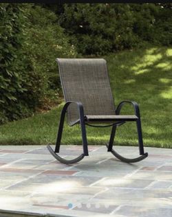 Brand new Essential Garden Bartlett Stack Rocker in Tan Color - $35