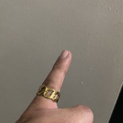 Gold Plated Pinky Ring 