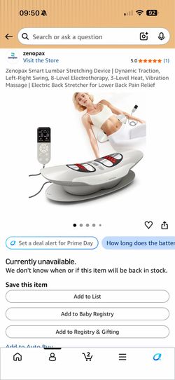 Smart Lumbar stretching device