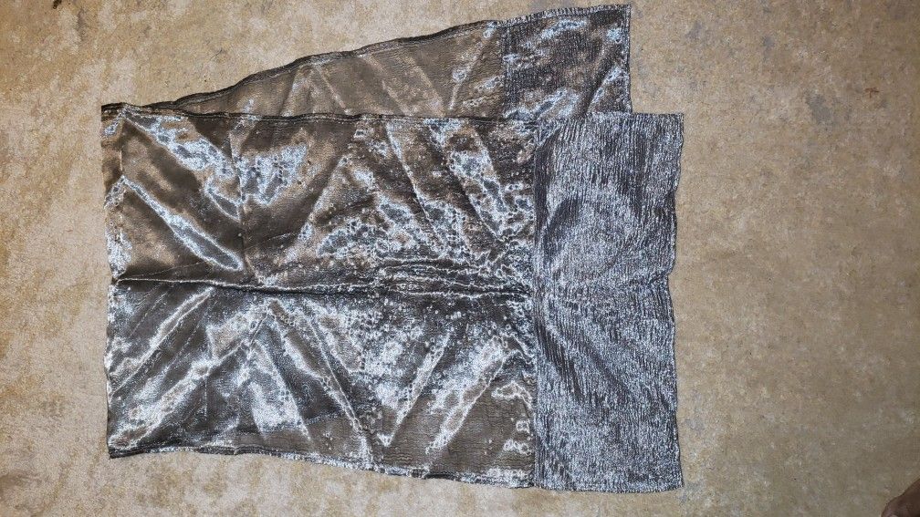 Silver sparkling sheer shawl 5ft 9in