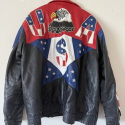 USA vintage leather jacket 
