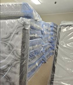 plastic wrapped twin mattress