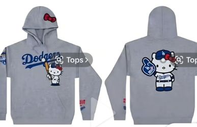 Dodgers hello kitty hoodie