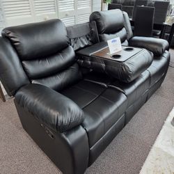 🍀🍀 Sofá LoveSeat Black