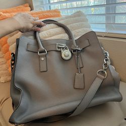 Michael Kors Large Gray Purse