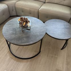 Two pieces coffee table