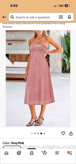 Gorgeous Misty Pink Evening Dress