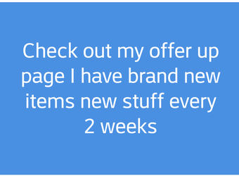Low prices for new items