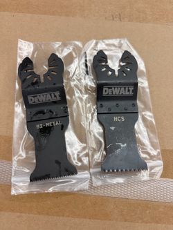 New DeWalt Oscillating Tool Blades – Bi-Metal & HCS $5 each