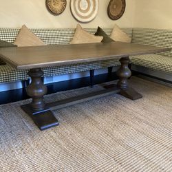 Sarreid Pedestal Dining Table 84 in