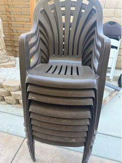 Plastic chairs