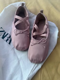 Little girl Zara ballet flats size 12 zapatos Zara para Nina en talla 12