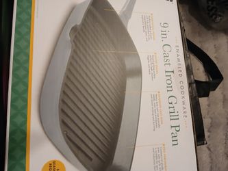 Panini 9 In Cast Iron Grill Brand New In The Box Never Used