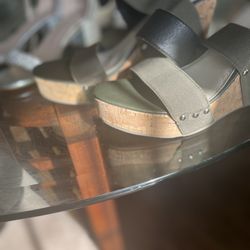 Olive Espadrilles Ankle wrap