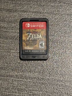 Zelda Breath of the Wild Nintendo Switch Cartridge