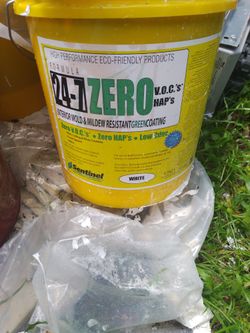 (New)  5 Gallon Mold And Mildew Resistant Green Coating