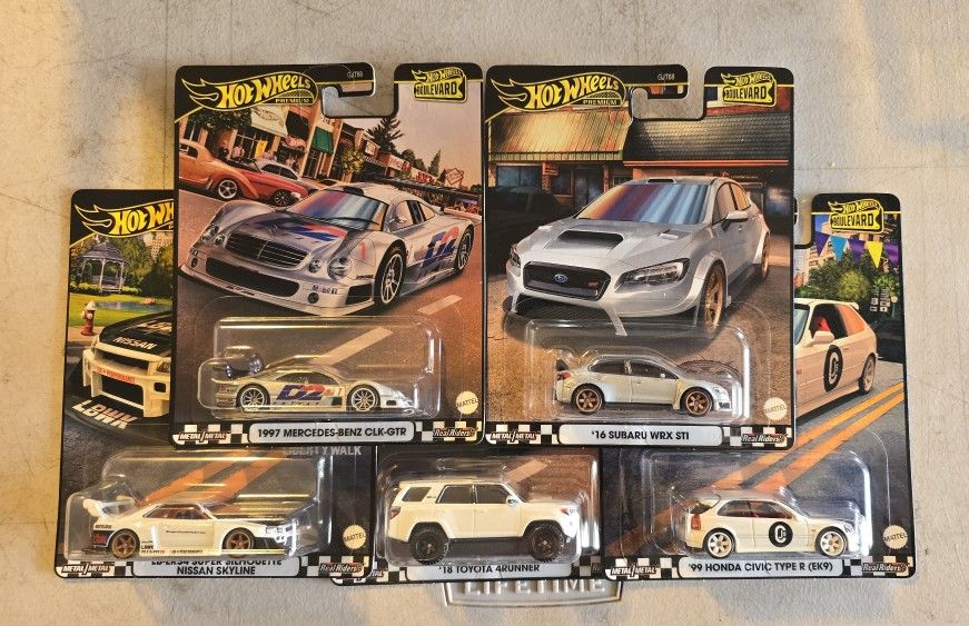 Hot Wheels Blvd Retro set.