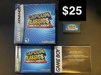 Capcom Classics Mini Mix Game Boy Advance 2006 GBA CIB Complete