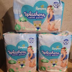 Pampers Splashers Swim Diapers Size L