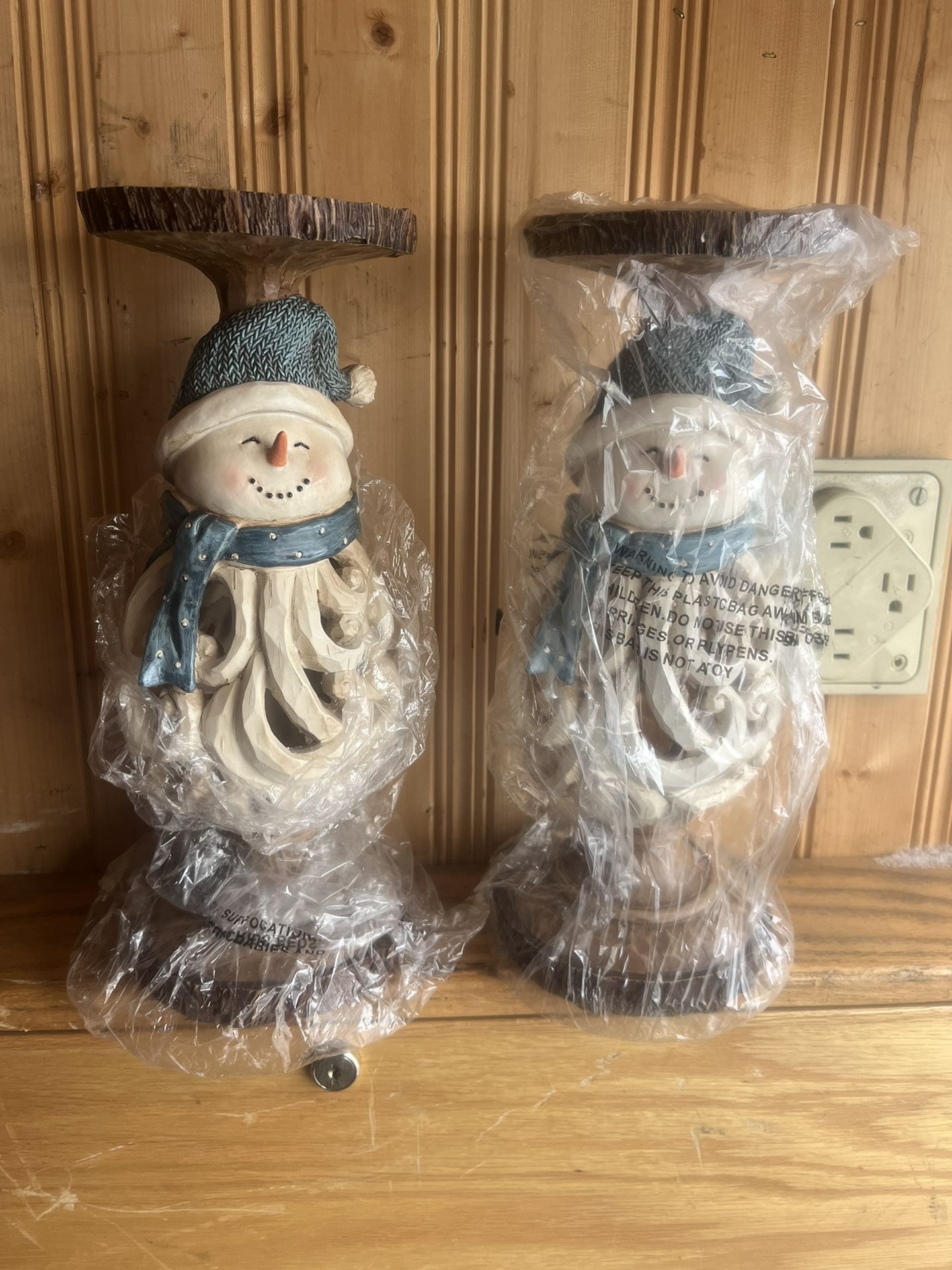 Snow Man Candles Holders❄️☃️