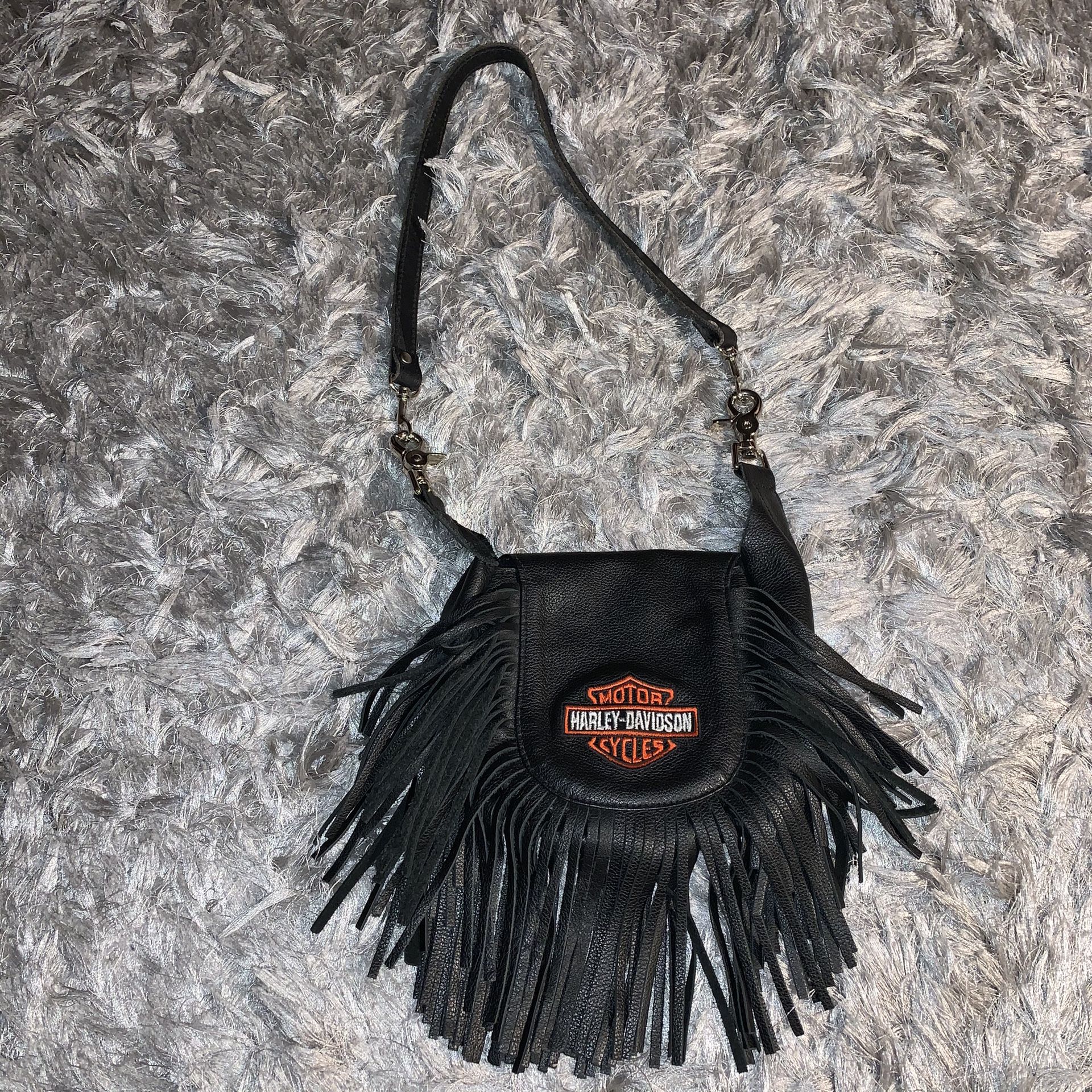 Harley Davidson Fringe Shoulder/Hip Bag - joarbit.com